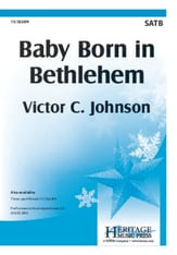 Baby Born in Bethlehem SATB choral sheet music cover